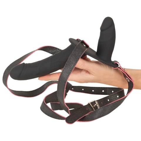 You2Toys RC Vibrating Double Strap-On silikonowy, podwojny, z pilotem
