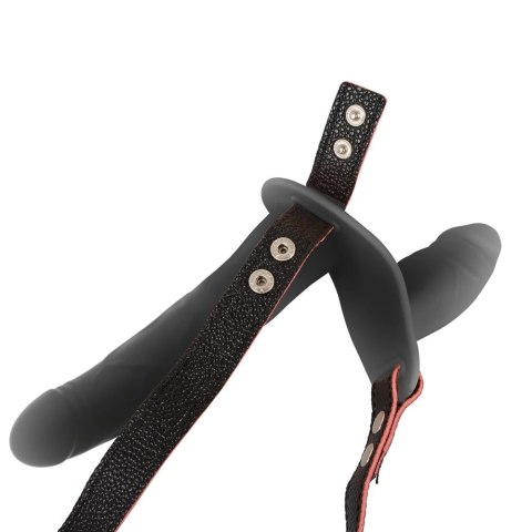 You2Toys RC Vibrating Double Strap-On silikonowy, podwojny, z pilotem