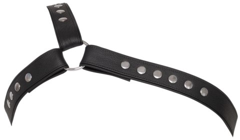ZADO Men's Leather Harness XL-2XL czarny skorzany uprząż męska