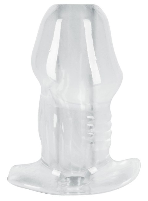 ANOS Tunnel Plug Transparent - anatomiczny korek z otworem 10,2 cm