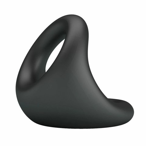 CRAZY BULL Nestor silikonowy pierścień anatomiczny czarny ergonomiczny