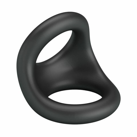 CRAZY BULL Nestor silikonowy pierścień anatomiczny czarny ergonomiczny