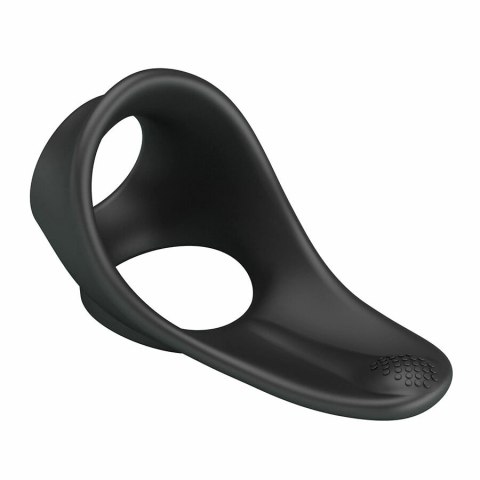 CRAZY BULL Zadok ergonomiczny pierścień silikonowy z rozciągaczem czarny