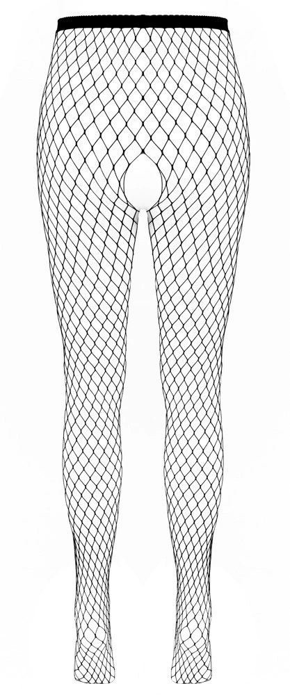Cottelli LEGWARE Net Tights czarne, duże oczka, bezszwowe S-L