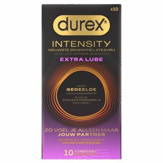 Durex Intensity Extra Lube 10 szt. - prezerwatywy z dodatkowym nawilżeniem