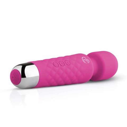 EasyToys Mini Wand Pink - kompaktowy masażer wielofunkcyjny 18 trybow