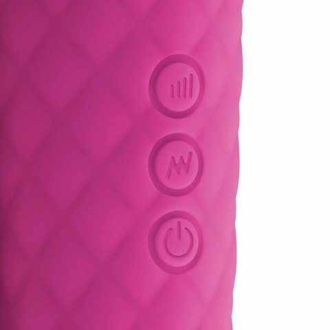 EasyToys Mini Wand Pink - kompaktowy masażer wielofunkcyjny 18 trybow