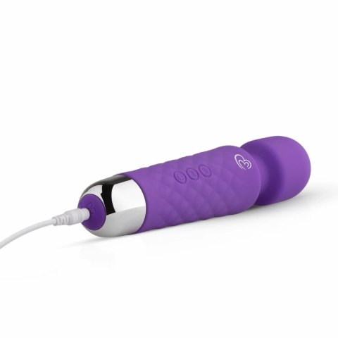EasyToys Mini Wand Purple - kompaktowy masażer silikonowy 18 trybow