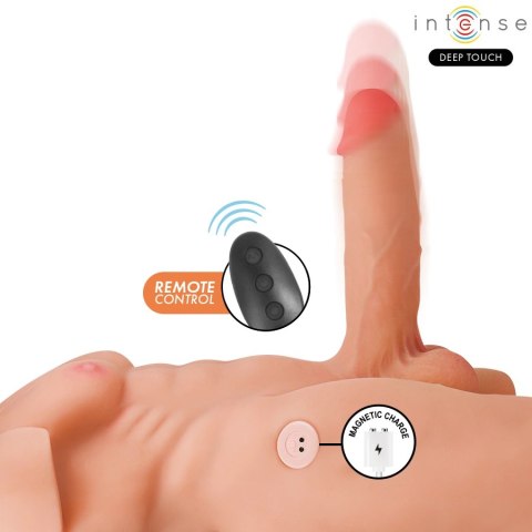 INTENSE Deep Touch Marty Torso z funkcją ruchu i wibracją, pilot, 6,2 kg