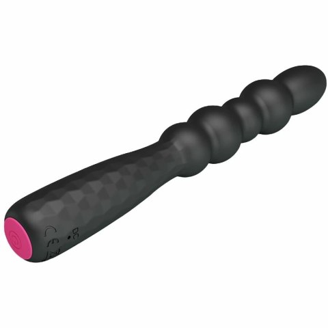 MR PLAY wibrujący korek analny elastyczny 12 trybow czarny USB