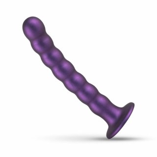 No-Parts Metallic Purple - anatomiczny model silikonowy z przyssawką 17 cm