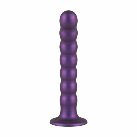 No-Parts Metallic Purple - anatomiczny model silikonowy z przyssawką 17 cm