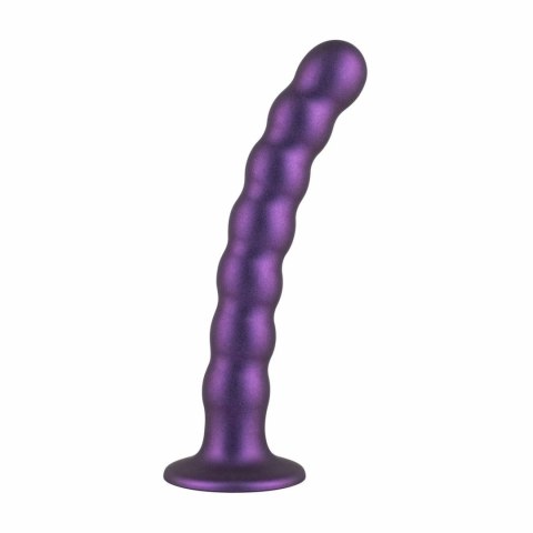 No-Parts Metallic Purple - anatomiczny model silikonowy z przyssawką 17 cm