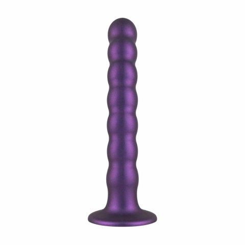 No-Parts Metallic Purple - anatomiczny model silikonowy z przyssawką 17 cm