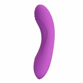 Pretty Love DJ Dick G-Spot Fioletowy - Wibrator silikonowy 10 trybow 12,7 cm
