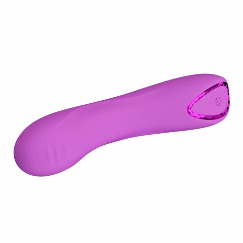 Pretty Love DJ Dick G-Spot Fioletowy - Wibrator silikonowy 10 trybow 12,7 cm