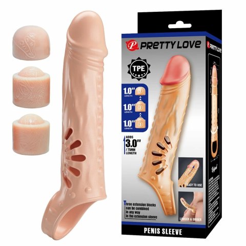 Pretty Love Model 363043 - Nakładka wydłużająca z regulacją długości TPE