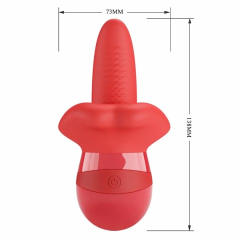 Pretty Love Obelia - stymulator intymny z ruchem orbitalnym i wibracjami USB