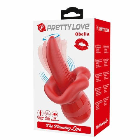 Pretty Love Obelia - stymulator intymny z ruchem orbitalnym i wibracjami USB