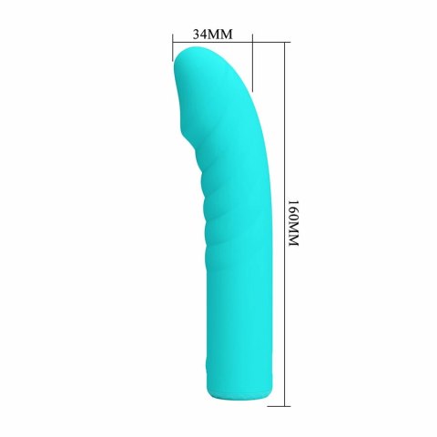Pretty Love Rylan niebieski masażer punktu G 10 trybow światło LED