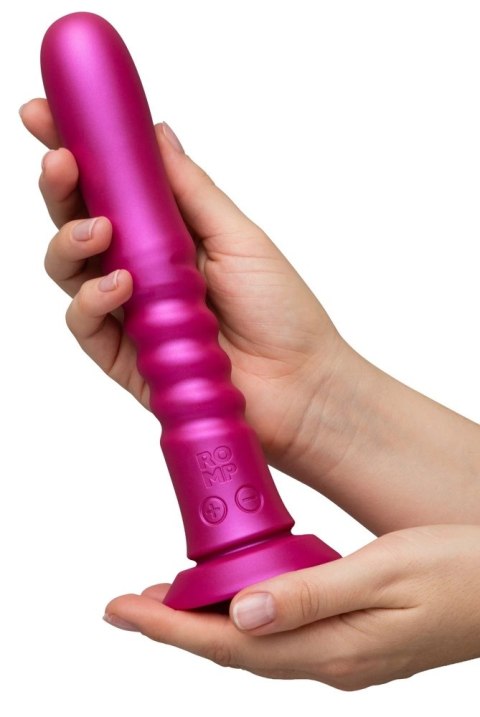 ROMP Jiggle - Wibrujący model z funkcją ruchu, silikonowy, fioletowy