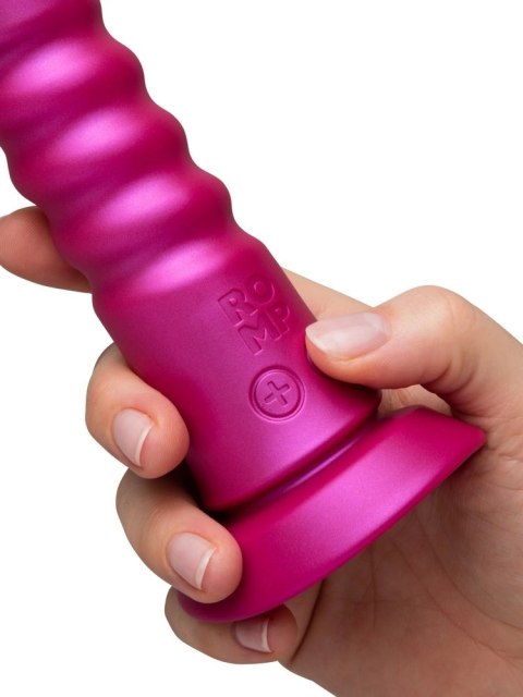 ROMP Jiggle - Wibrujący model z funkcją ruchu, silikonowy, fioletowy