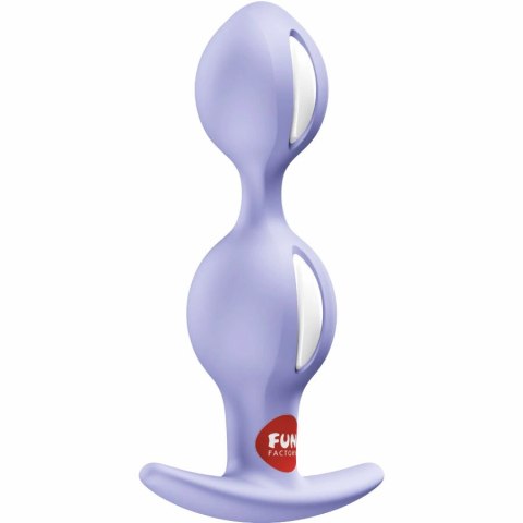 Fun Factory B-Balls Duo anatomiczny korek z kulkami fioletowy 13 cm