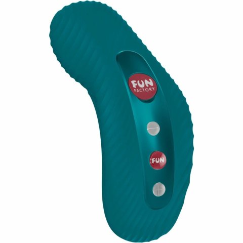 Fun Factory LAYA III zielony - ergonomiczny model z falistą powierzchnią