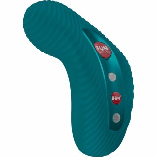 Fun Factory LAYA III zielony - ergonomiczny model z falistą powierzchnią