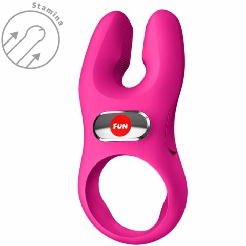 Fun Factory NOS Pro pierścień wibrujący magenta, silikonowy, USB-C