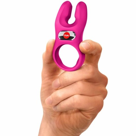 Fun Factory NOS Pro pierścień wibrujący magenta, silikonowy, USB-C