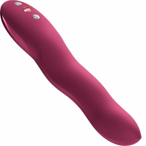 Fun Factory Stronic Wave Wine Red - pulsacyjna maszyna intymna, silikonowa