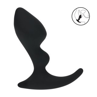 LEVELZ Double Ripple Czarny Masażer Prostaty Silikonowy Ergonomiczny