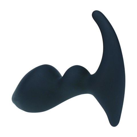 LEVELZ Double Ripple Czarny Masażer Prostaty Silikonowy Ergonomiczny