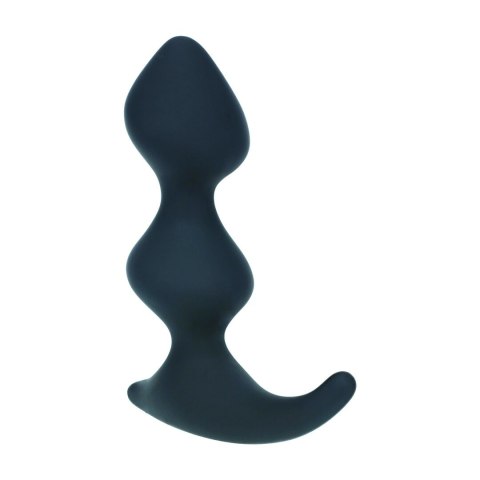 LEVELZ Double Ripple silikonowy masażer anatomiczny czarny