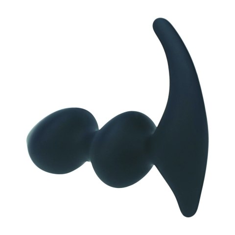LEVELZ Double Ripple silikonowy masażer anatomiczny czarny