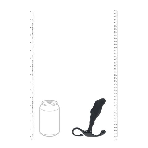 LEVELZ Prostate Massager L Czarny - Anatomiczny silikonowy masażer