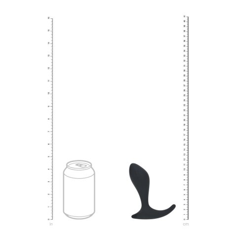 LEVELZ Single Ripple silikonowy masażer anatomiczny czarny