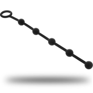 Black&Silver Korg Beads silikonowy zestaw koralikow 21 cm czarny
