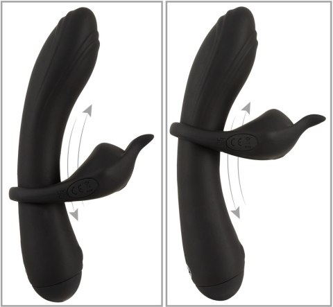 Couples Choice Duo Vibrator 3w1 z pierścieniem, silikonowy, wodoodporny