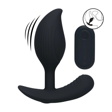 LEVELZ Analy Remote - silikonowy korek analny z pilotem, czarny