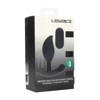LEVELZ Analy Remote - silikonowy korek analny z pilotem, czarny