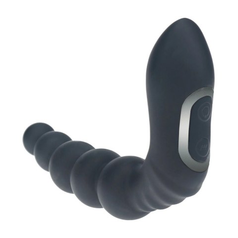 LEVELZ Beaded Prostate - Czarny stymulator silikonowy z funkcją podgrzewania