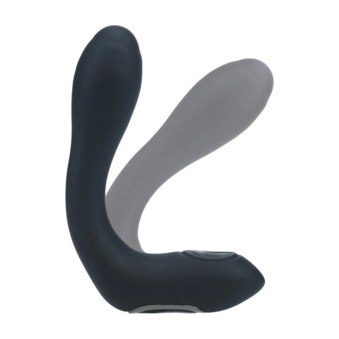 LEVELZ Bendable Silicone Prostate czarny silikonowy stymulator z funkcją podgrzewania