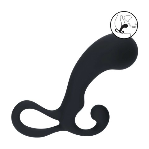 LEVELZ Bulb M Anatomiczny Masażer Prostaty z Pętlą Czarny Silikon