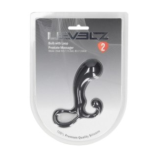 LEVELZ Bulb S Czarny silikonowy masażer z ergonomiczną pętlą
