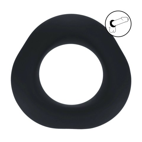 LEVELZ Ergo Pierścień Silikonowy Black - Elastyczny Stretcher Premium