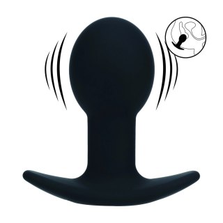 LEVELZ Single Bulb silikonowa wibrująca zatyczka anatomiczna czarna