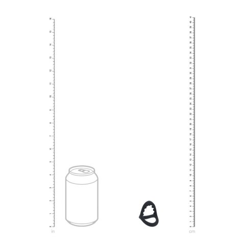 LEVELZ Tri-O Ring silikonowy system pierścieni 3w1 czarny