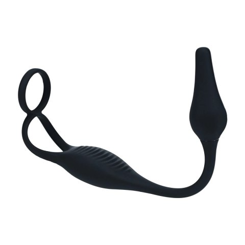LEVELZ Vibrating Silicone Prostate Model z Pierścieniem, Czarny